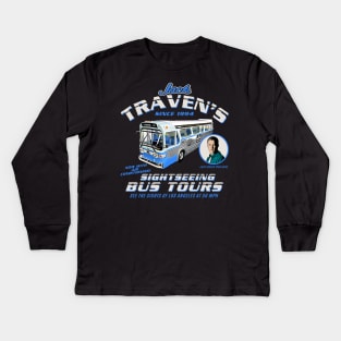 Jack Traven's Sightseeing Bus Tours Kids Long Sleeve T-Shirt